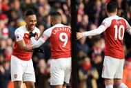 The duo of Lacazette and Aubameyang could trouble Chelsea's defence